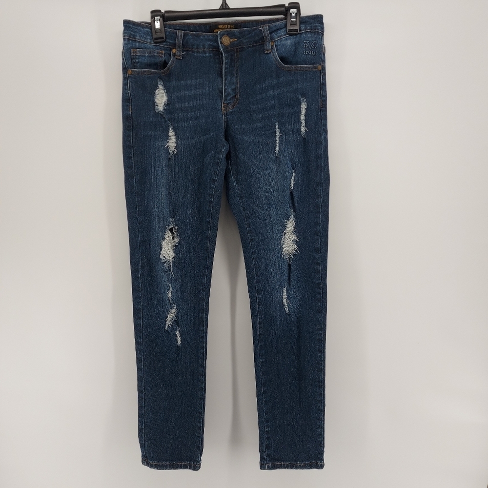 Versace 1969 mid rise skinny distressed jeans size 29